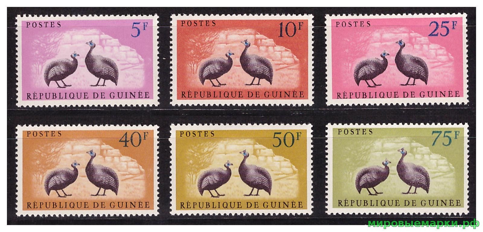 Гвинея 1961 г. Фауна Птицы, серия